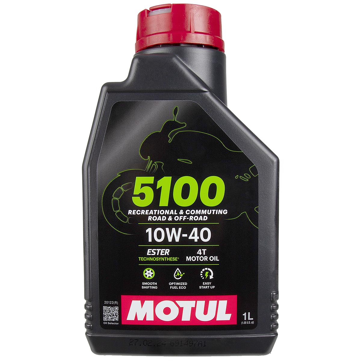 Motul Engine Oil 5100 4T 10W40, 1 Liter