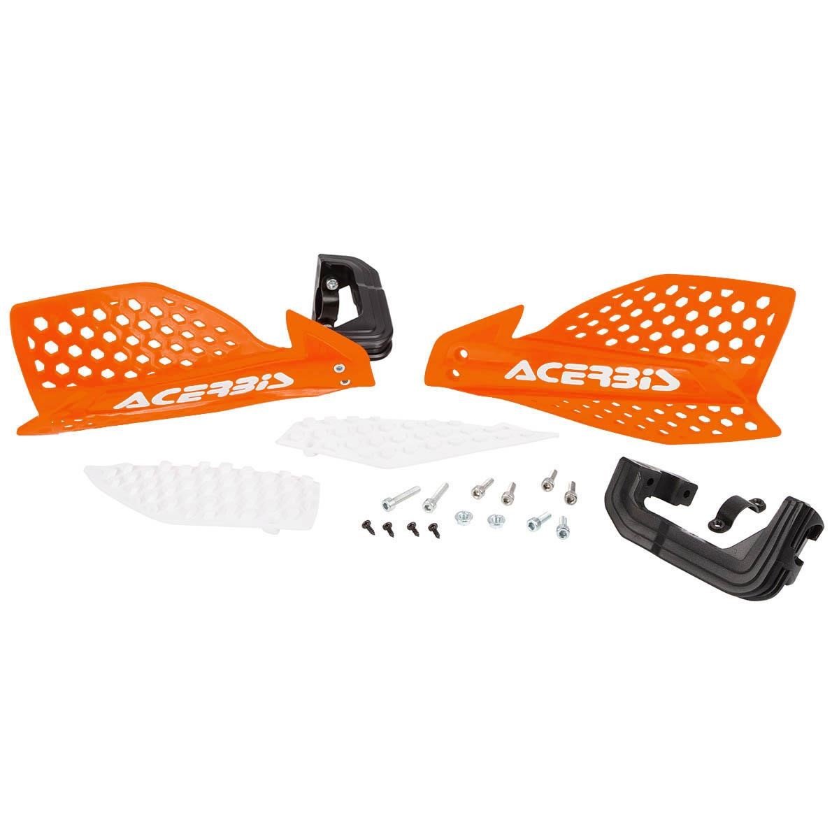 Acerbis Handschützer X-Ultimate Orange/Weiß, Inkl. Anbaukit