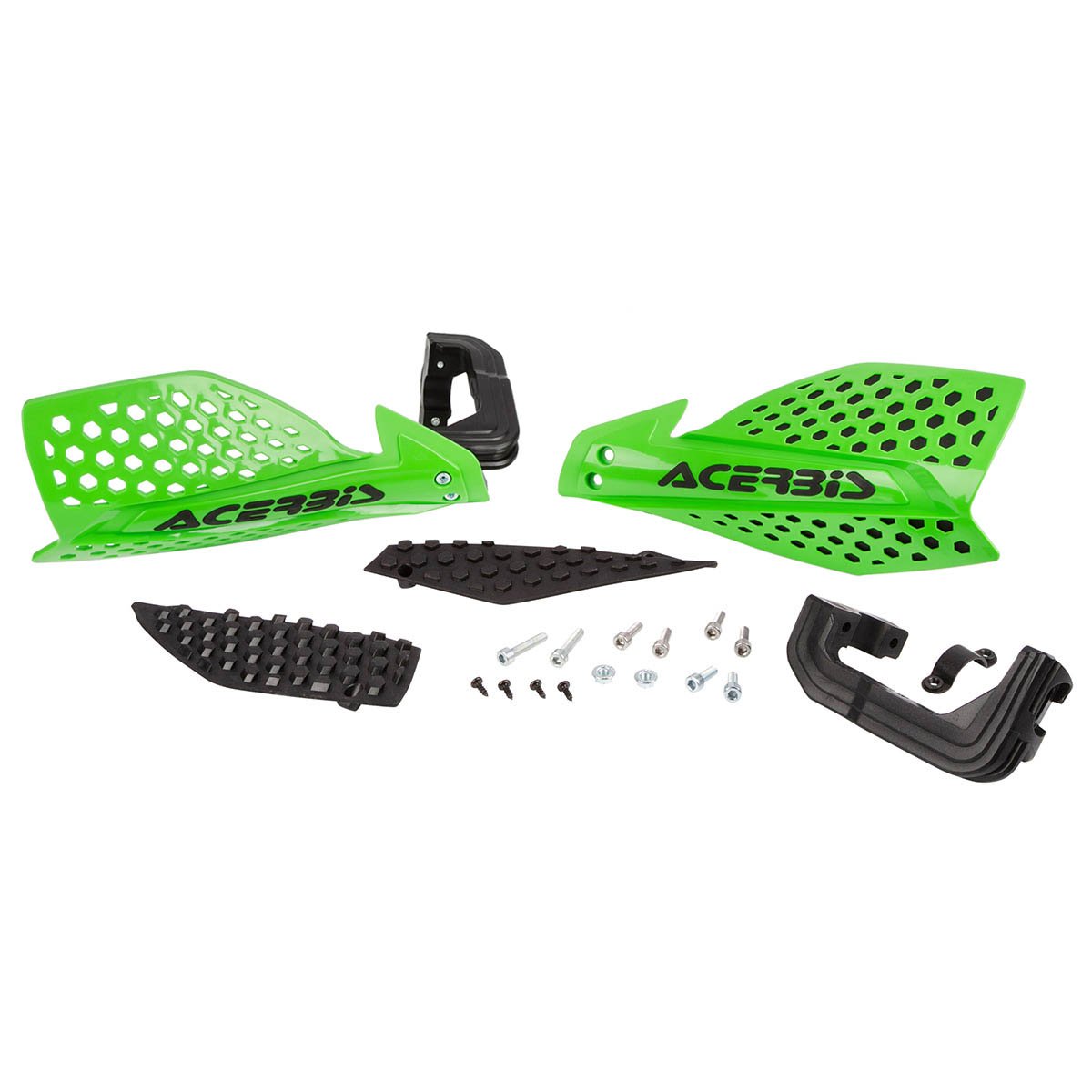 Acerbis Handguards X-Ultimate Green/Black, Incl. Mounting Kit