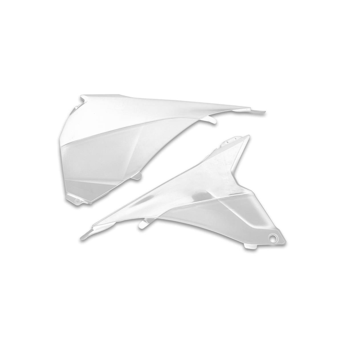 Cycra Plaques Latérales  KTM SX/SX-F/EXC/EXC-F 125-525 13-15, Blanc