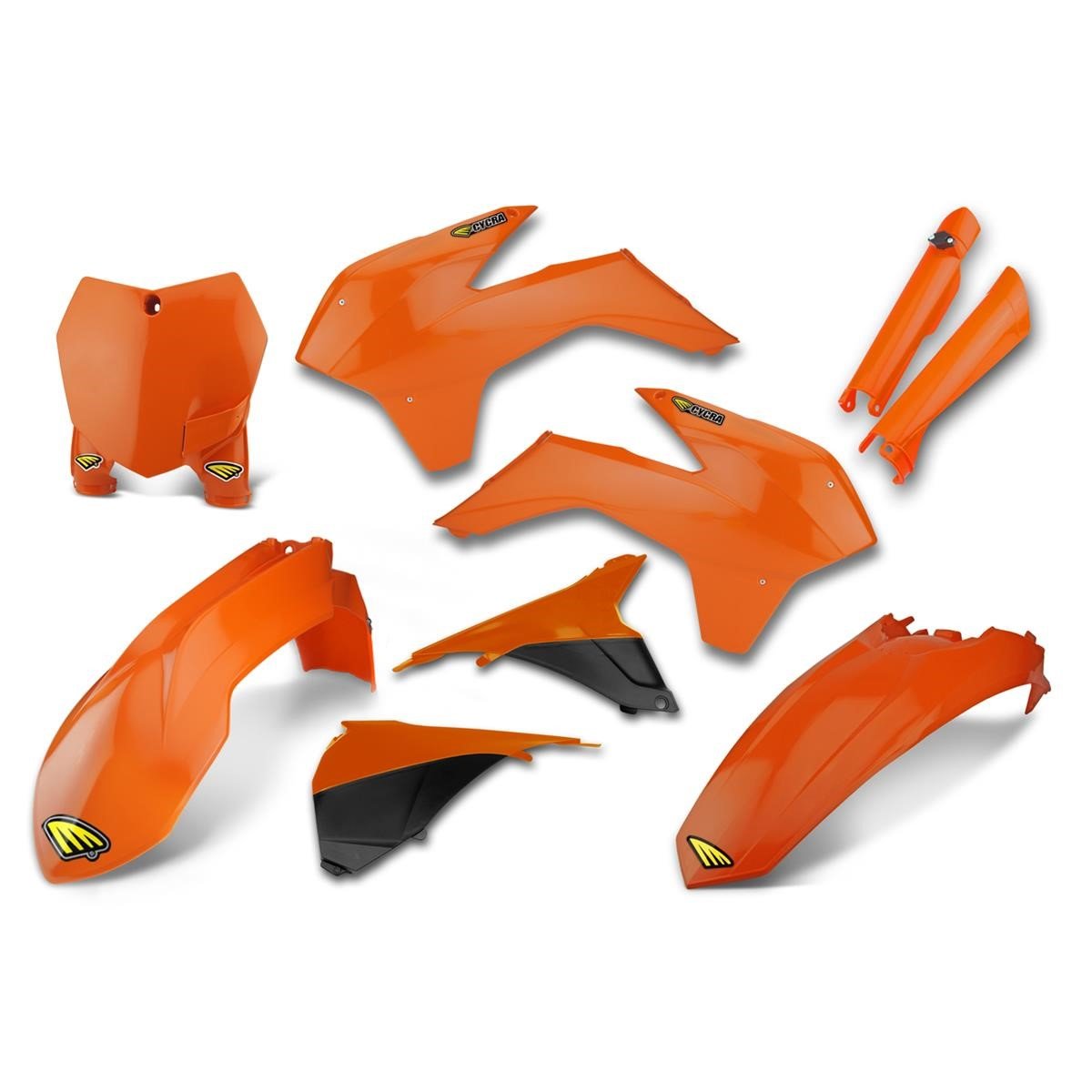 Cycra Kit Plastique Full-Kit KTM SX/SX-F 125-450 13-15, Orange