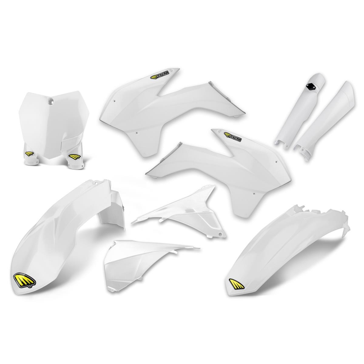 Cycra Kit Plastiche Full-Kit KTM SX/SX-F 125-450 13-15, Bianco