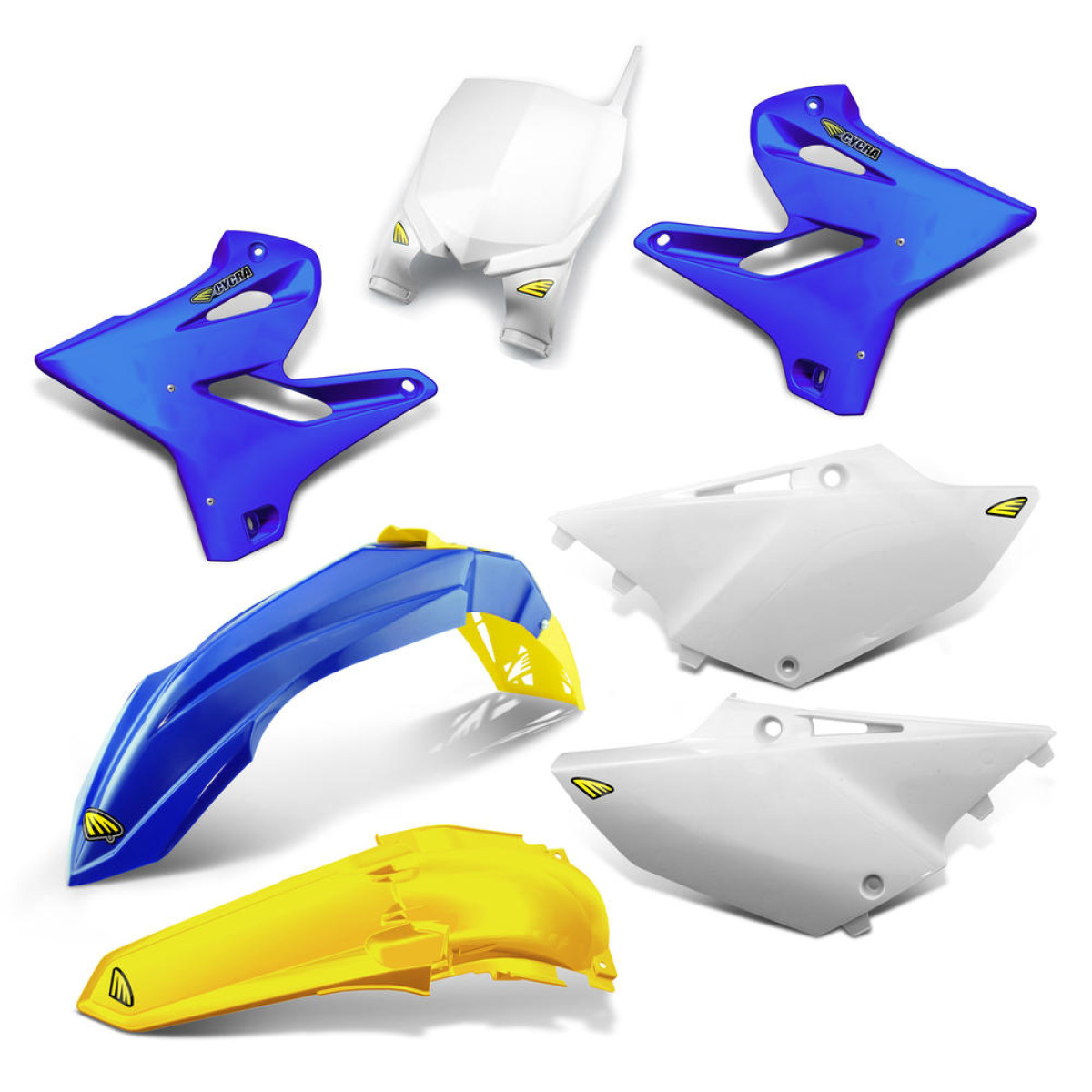 Cycra Plastic Kit Full-Kit Yamaha YZ 125/250 15-17, Blue/Yellow