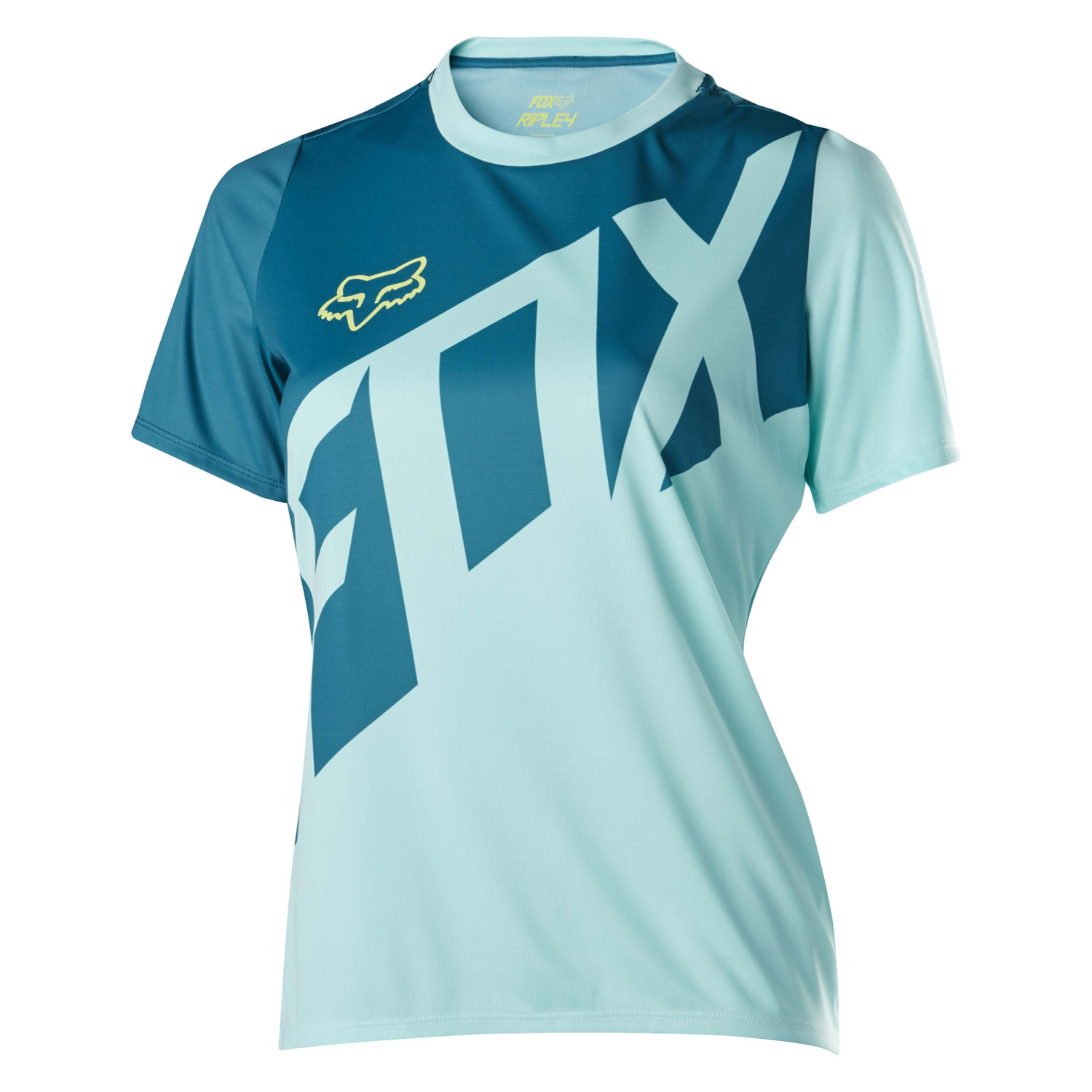 Fox Femme Maillot VTT Manches Courtes Ripley Ice Blue
