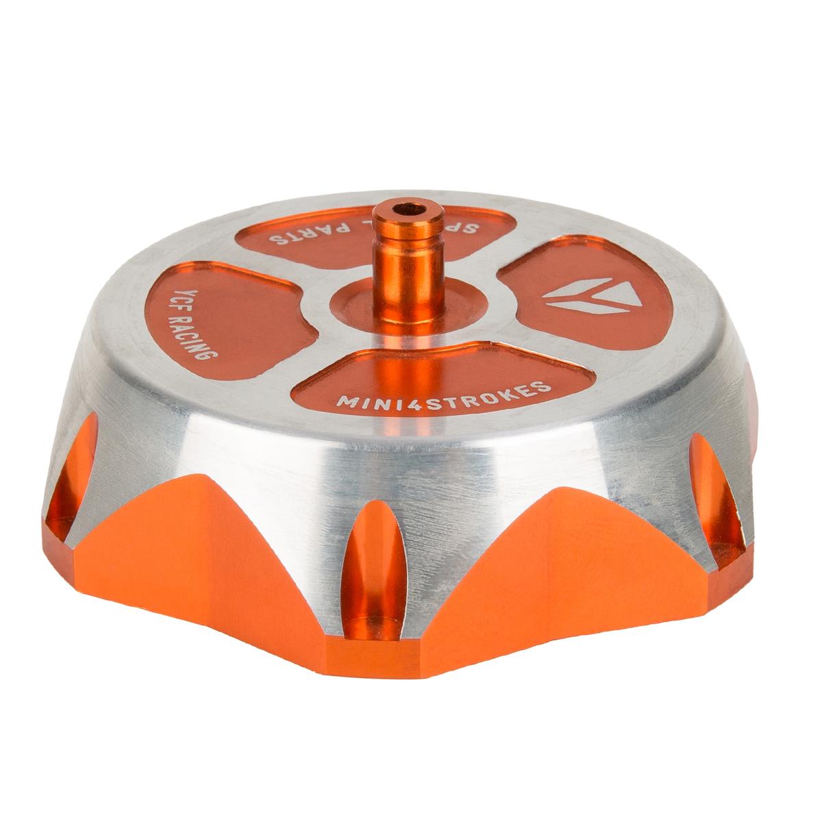 YCF Fuel Cap  Orange, Aluminium