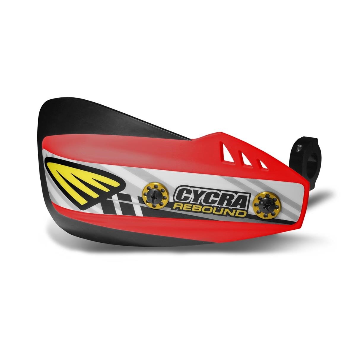 Cycra Protège Mains Rebound with Patented folding shield, Red