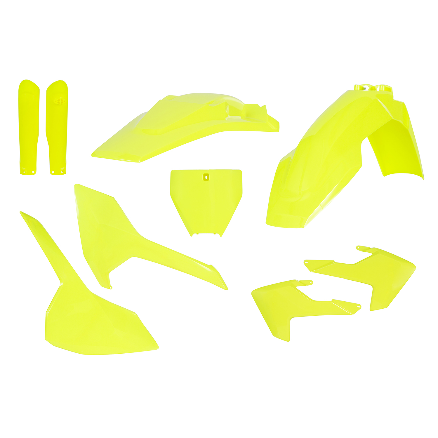 Acerbis Plastic Kit Full-Kit Husqvarna TC 125/250, FC 250/350/450 16-18, Fluo-Yellow