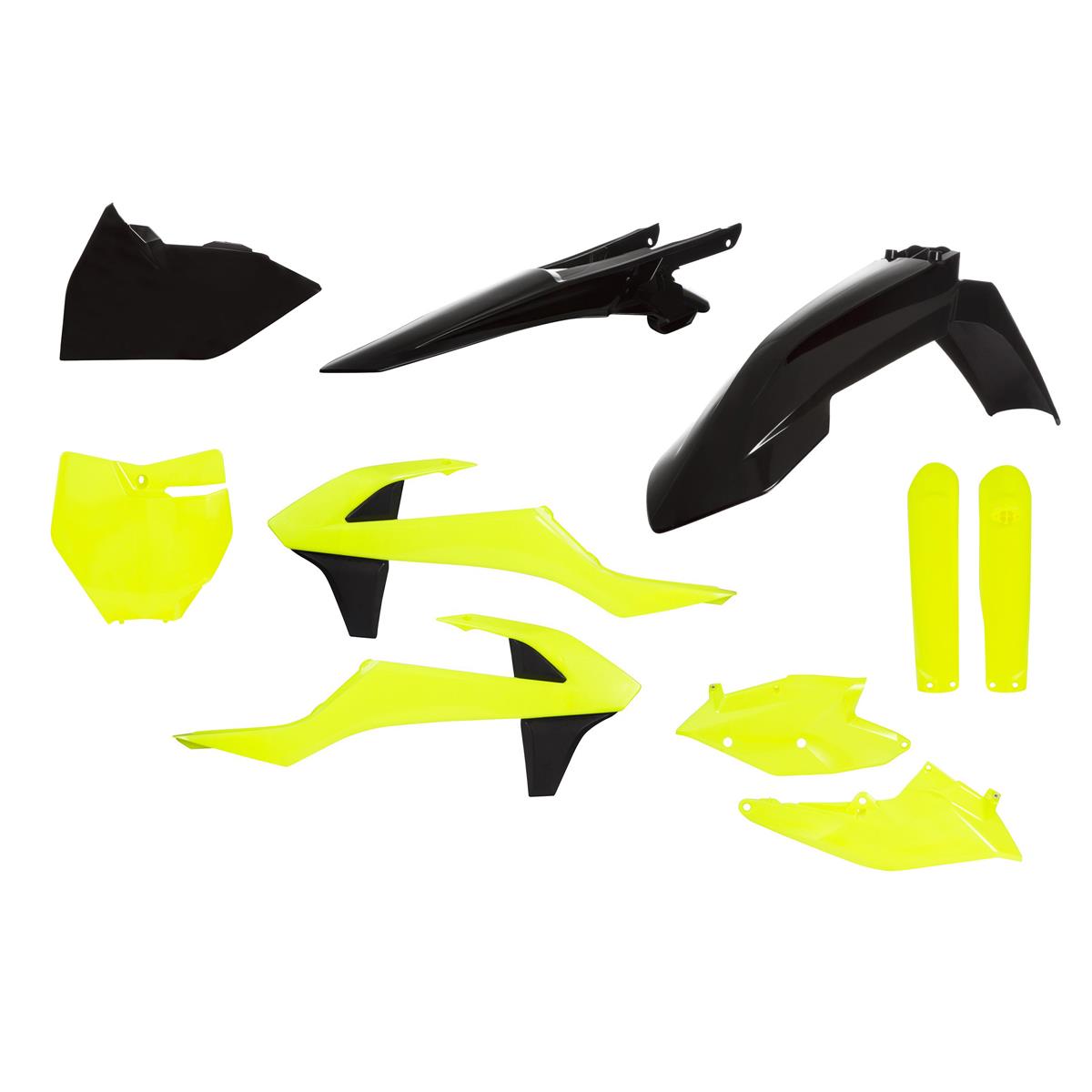 Acerbis Plastic Kit Full-Kit KTM SX 125/150/250, SX-F 250/350/450, Fluo Yellow