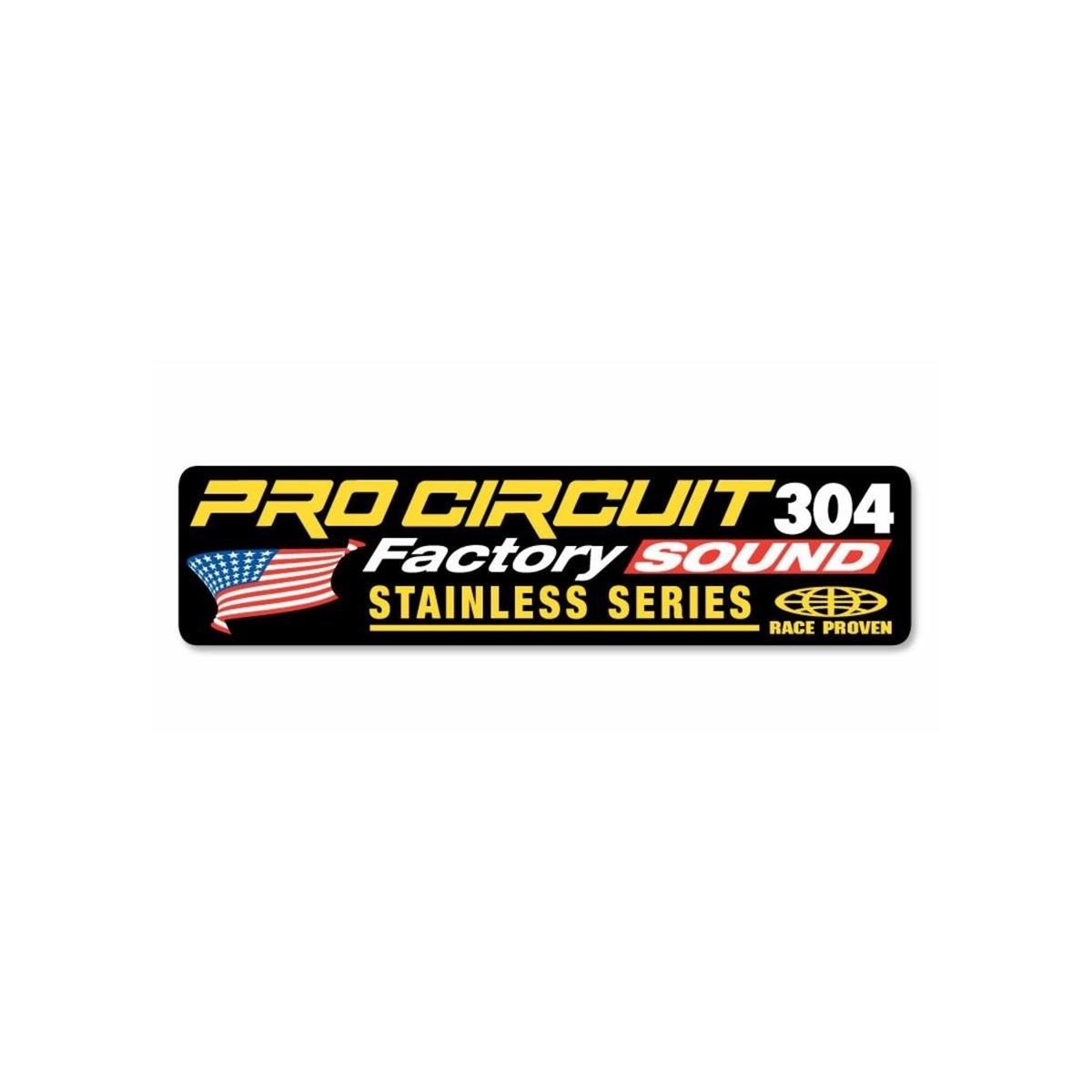 Pro Circuit Silencer Decal  R-304 Factory Sound