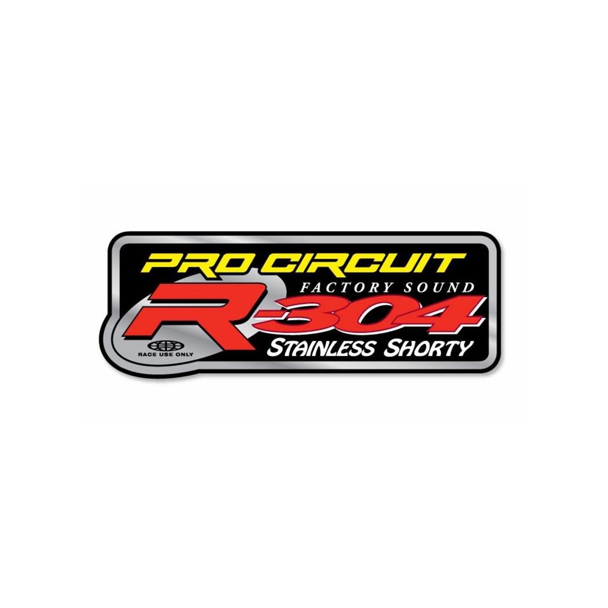 Pro Circuit Silencer Decal  R-304 Factory Sound Shorty