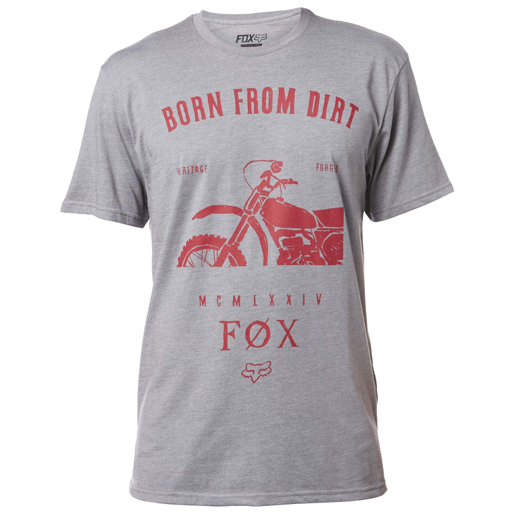 Fox T-Shirt Wicken Heather Graphite