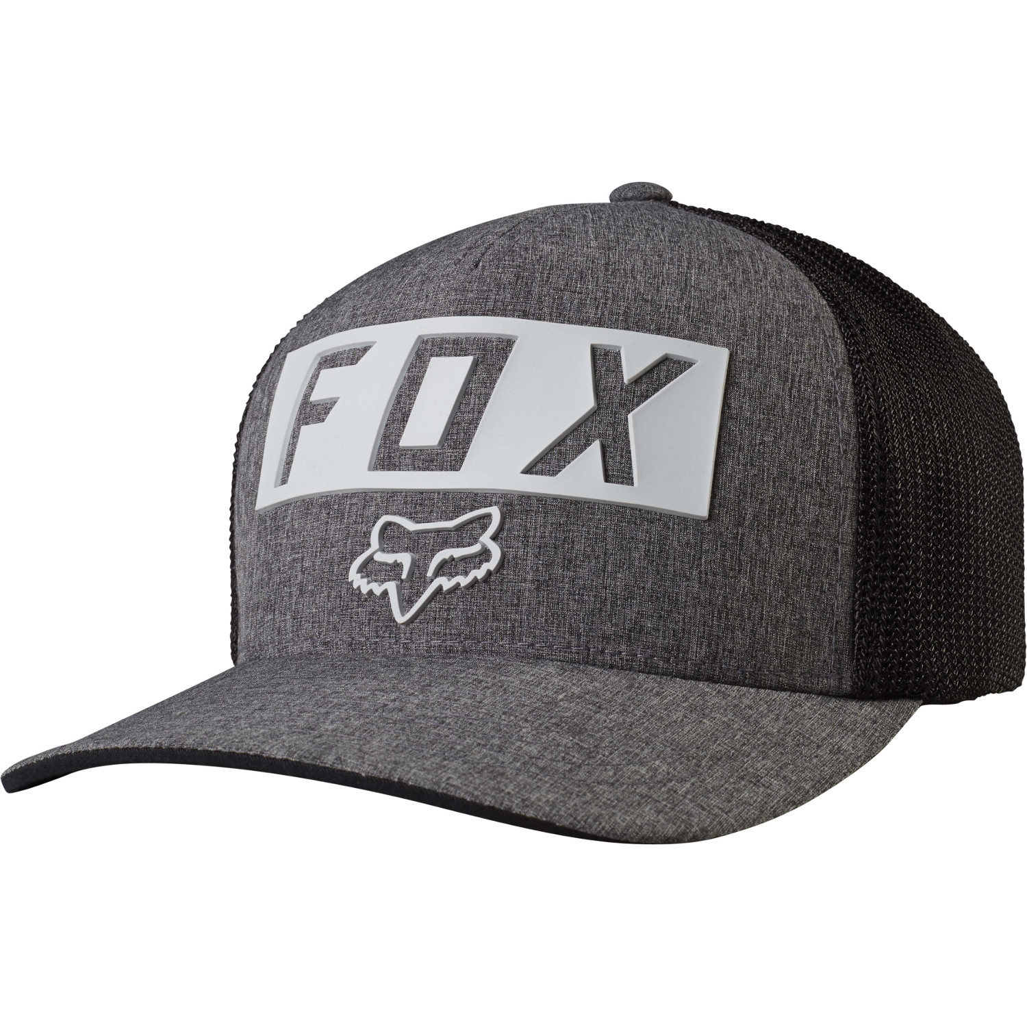 Fox Flexfit Cap Moth Stacked Grau meliert