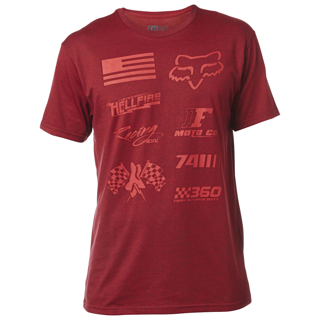 Fox T-Shirt No Loss Rot meliert