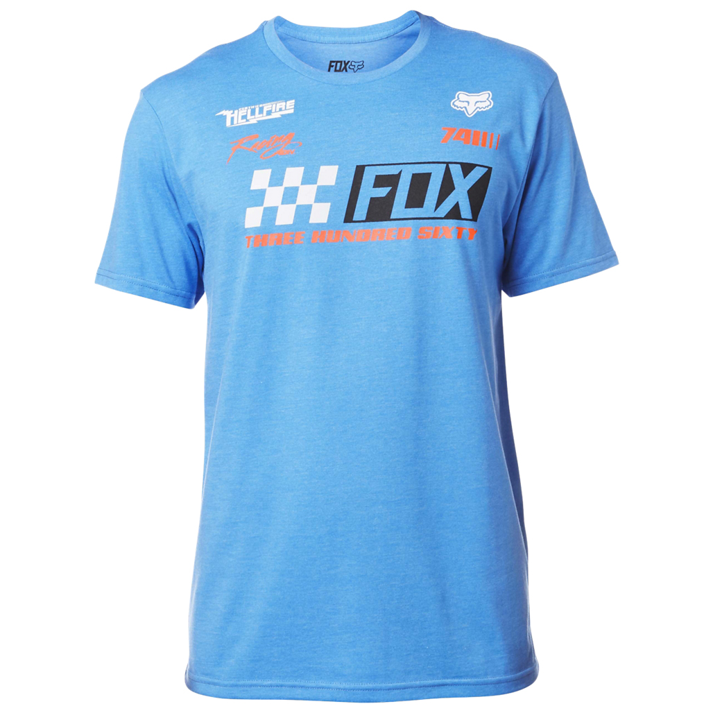 Fox T-Shirt Repaired Blau meliert