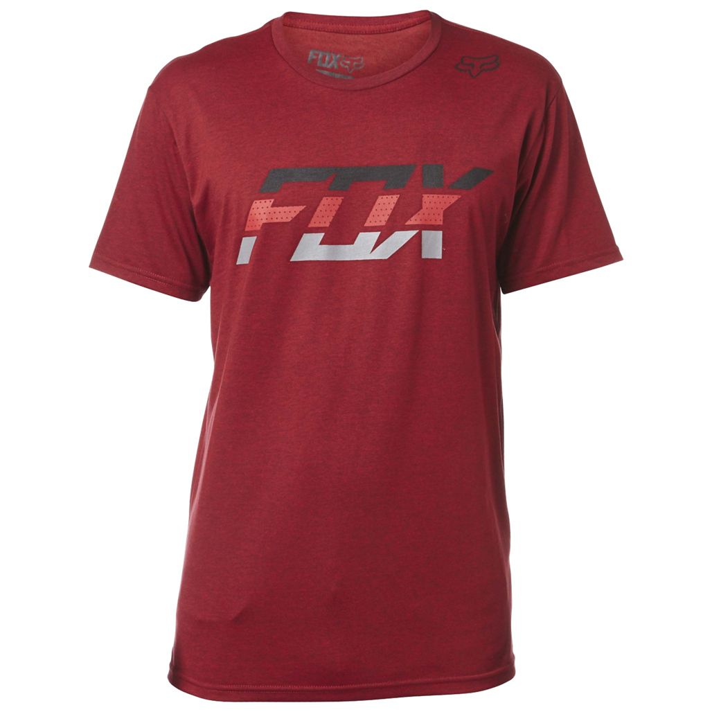 Fox T-Shirt Seca Splice Rot meliert
