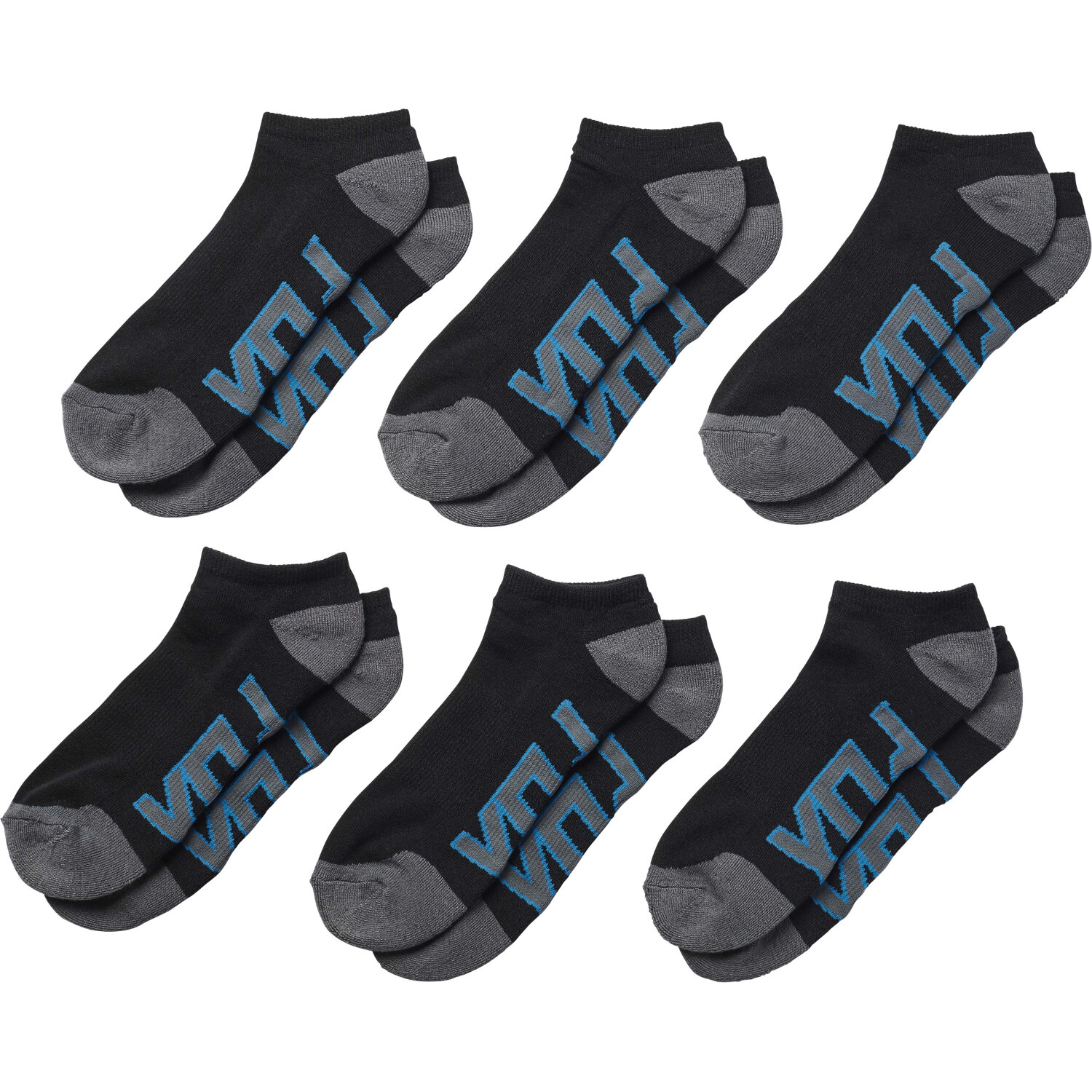 Fox Socks Core Basic Black, 6er Pack