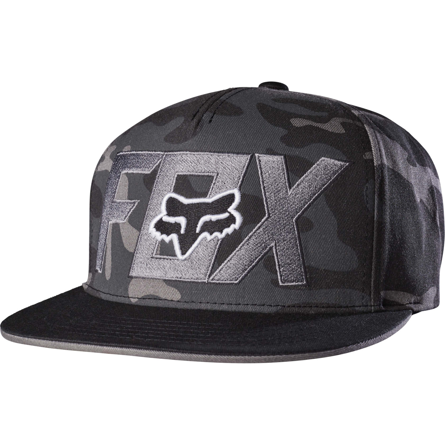 Fox Cappellino Snap Back Keep Out Black Camo