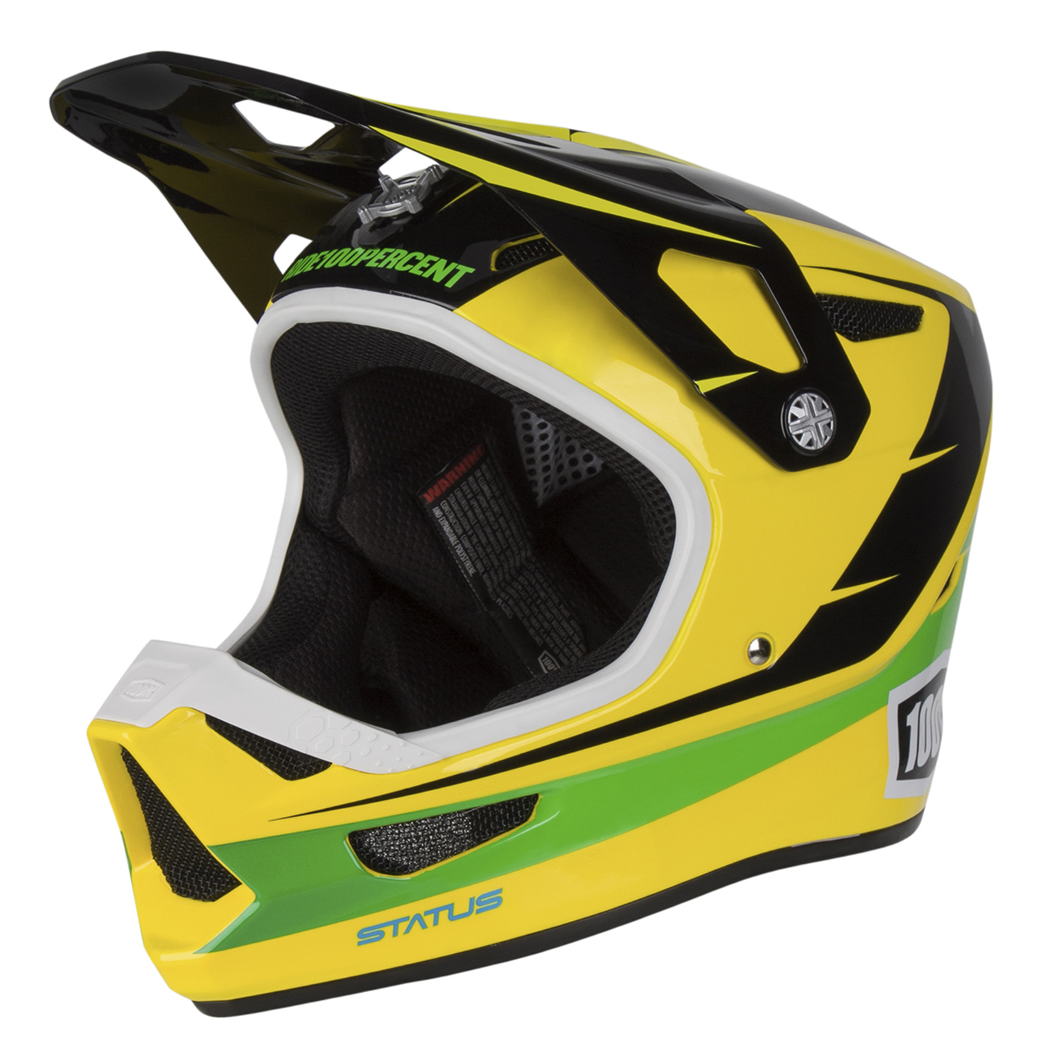 100% Downhill MTB Helmet Status D-Day - Yellow