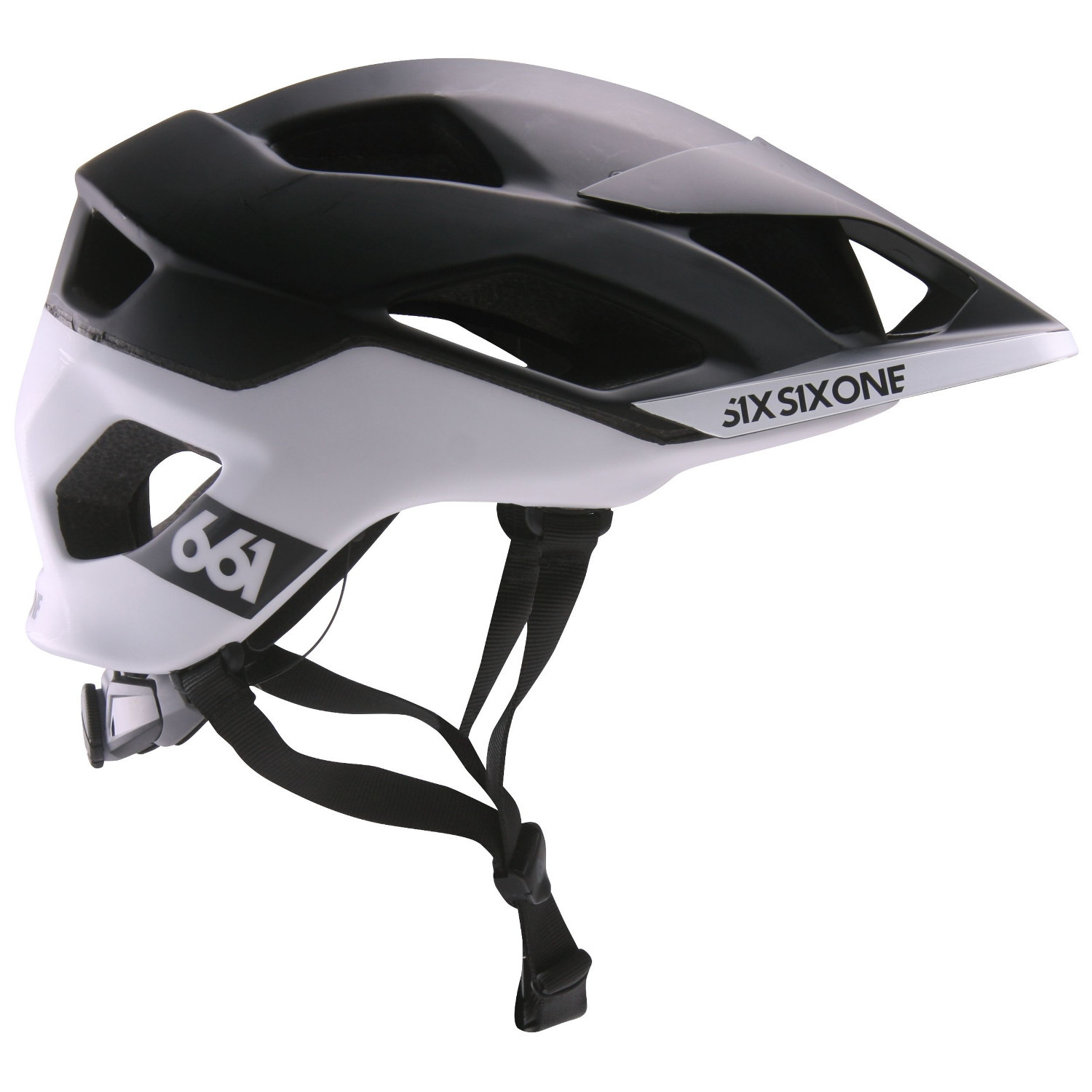 SixSixOne Enduro-MTB Helmet Evo AM Patrol MIPS Black/White