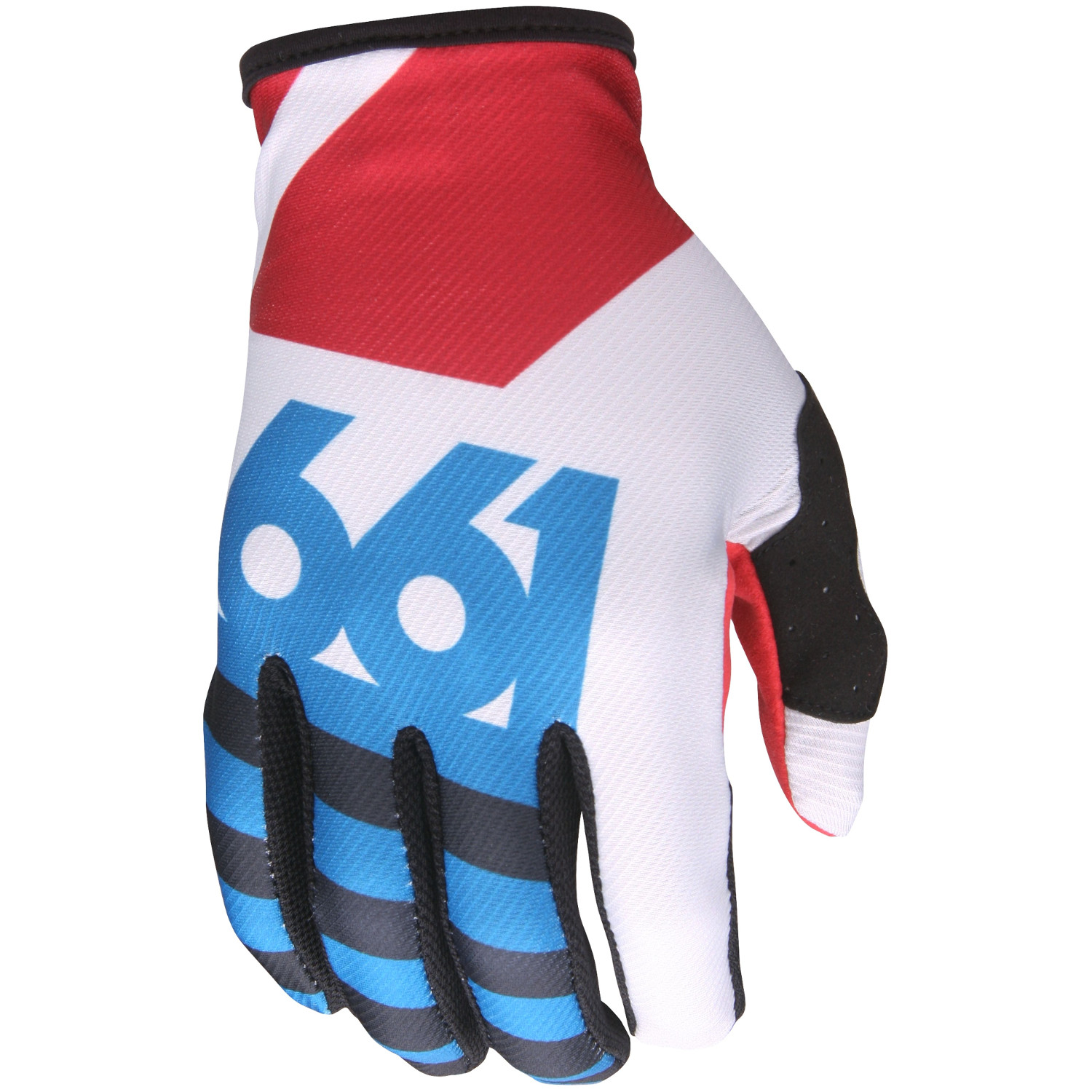 SixSixOne Gloves Comp Lines Red