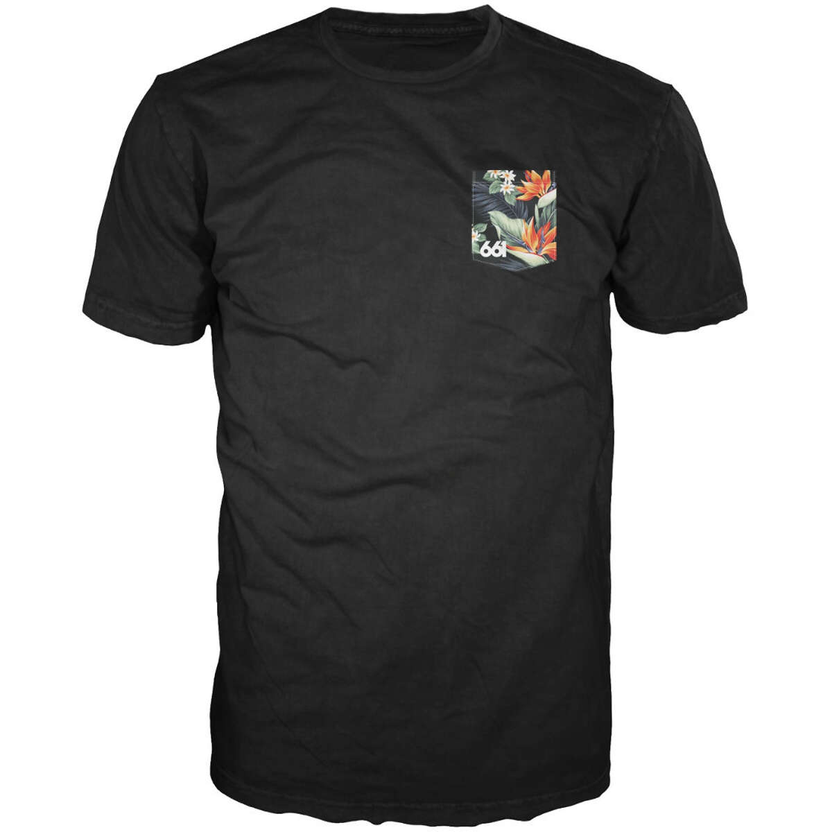 SixSixOne T-Shirt Tropics Pocket Schwarz