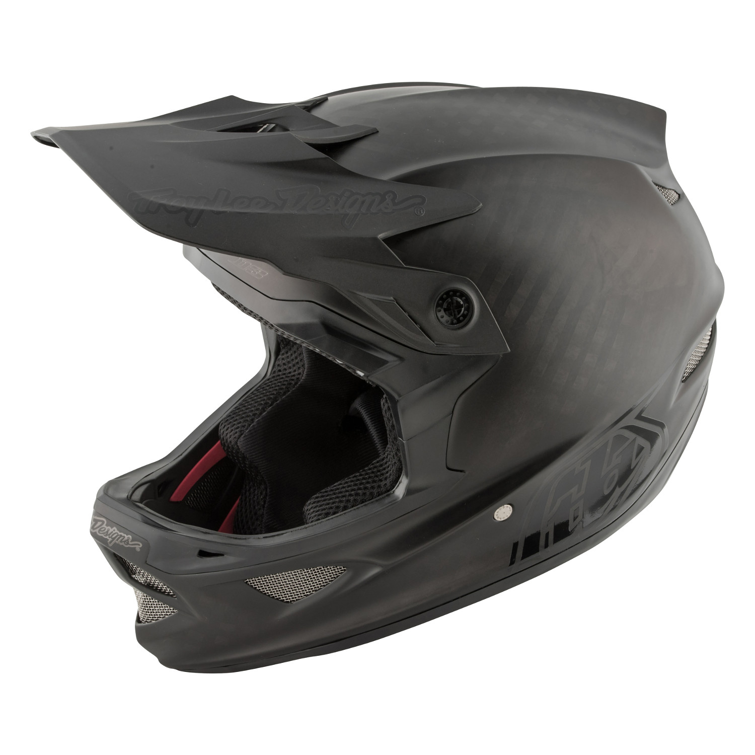 Troy Lee Designs Downhill-MTB Helm D3 Carbon Midnight Schwarz
