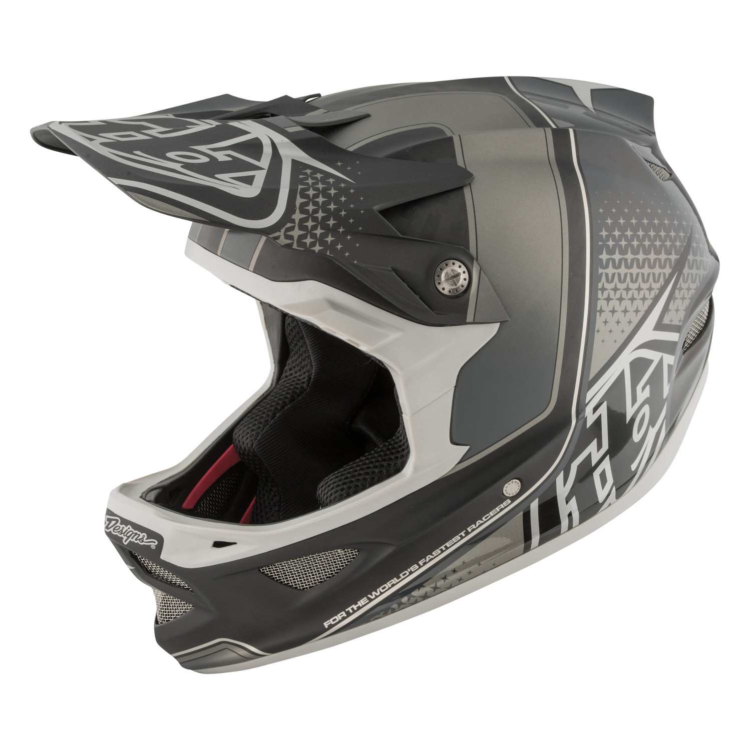 Troy Lee Designs Downhill-MTB Helm D3 Carbon Starburst Schwarz