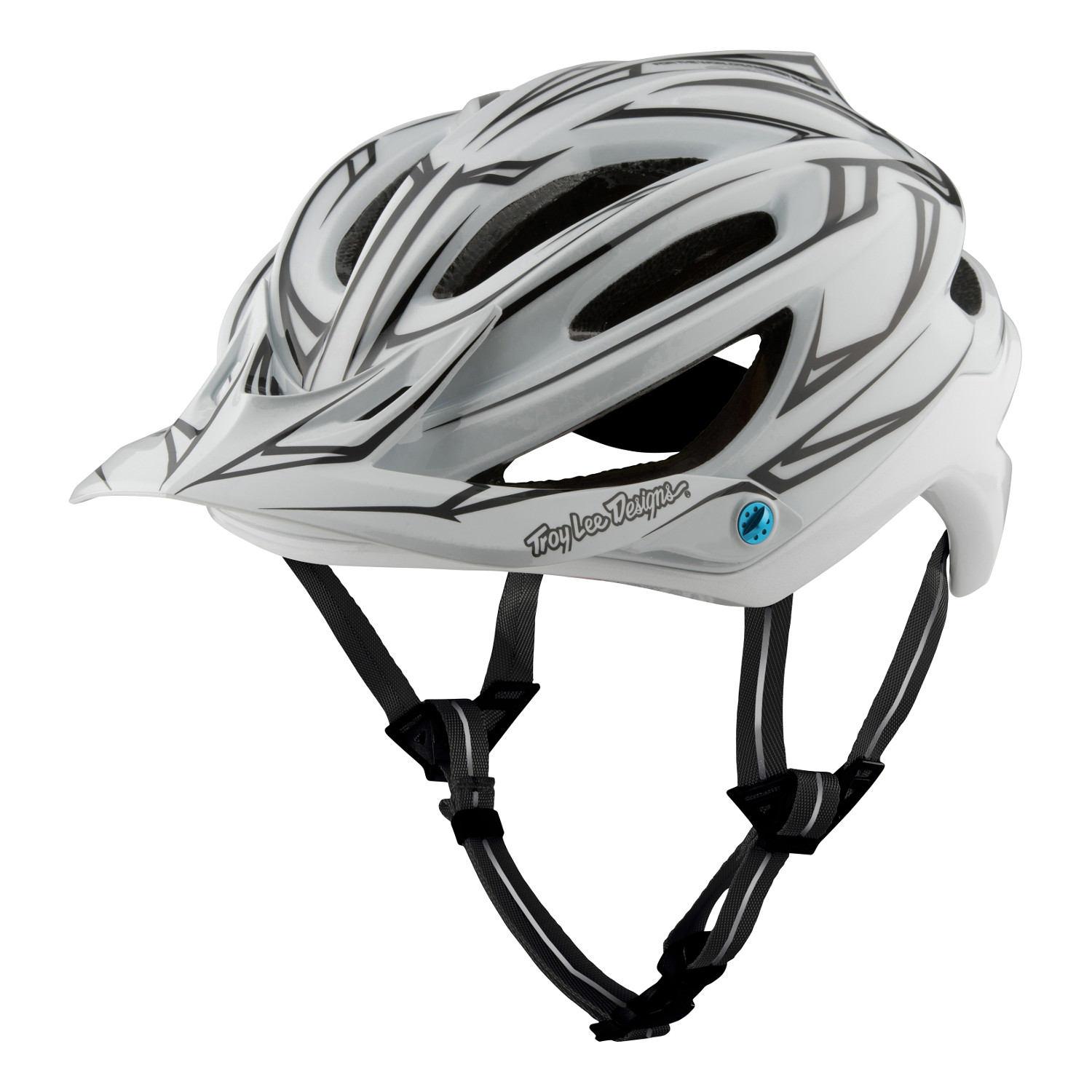 Troy Lee Designs Enduro-MTB Helmet A2 Pinstripe White/Reflective