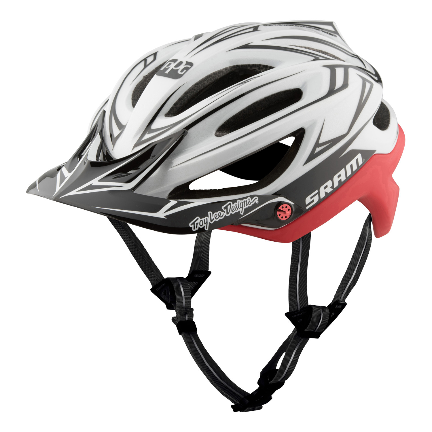 Troy Lee Designs Enduro-MTB Helmet A2 Team - White/Red