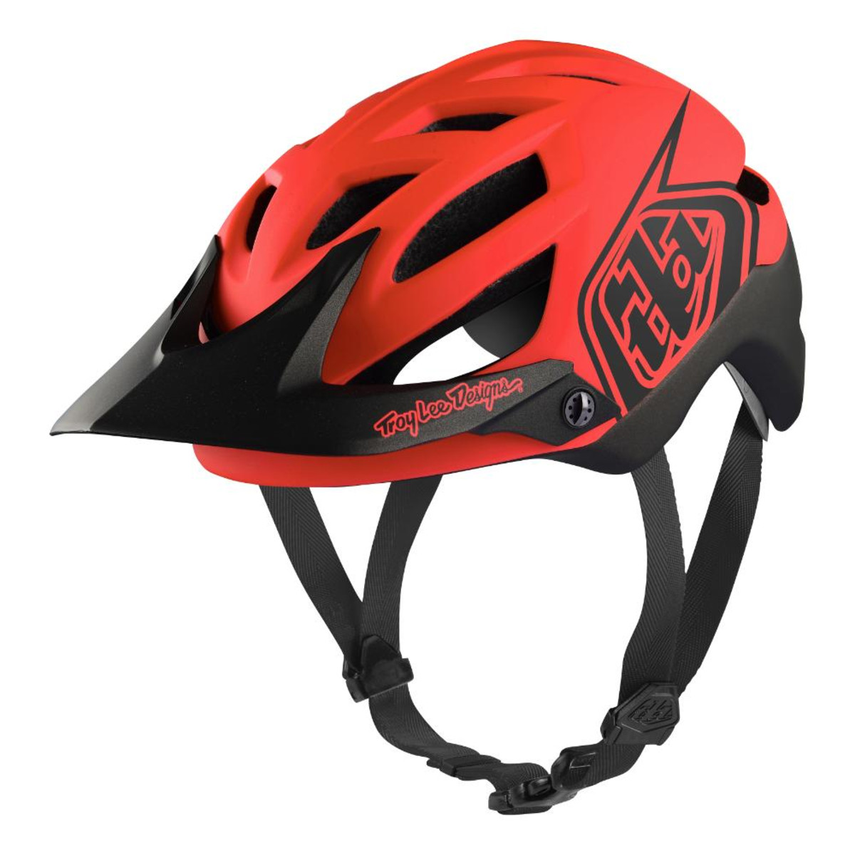 Troy Lee Designs Enduro-MTB Helm A1 Classic Orange/Grau