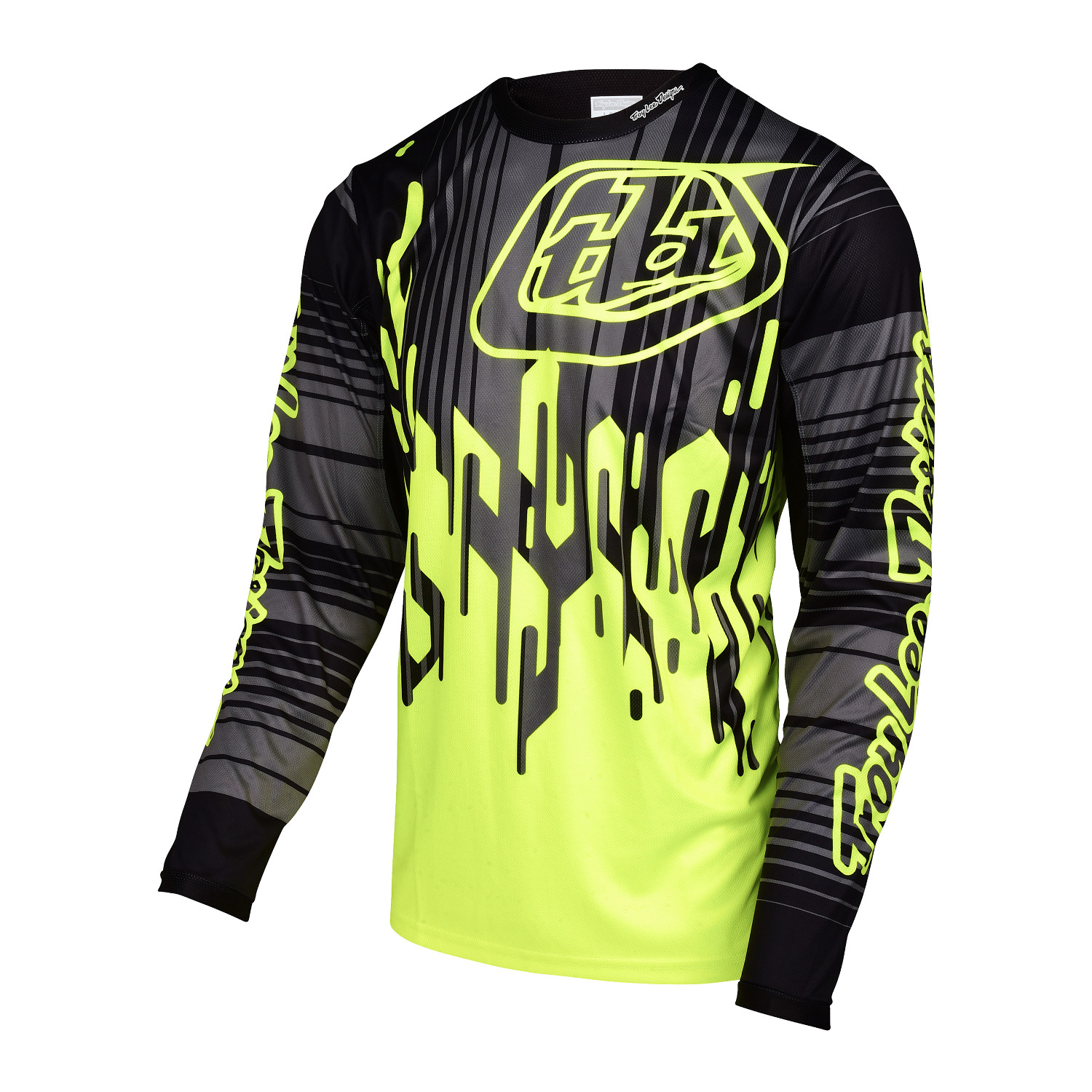 Troy Lee Designs Downhill Jersey Sprint Code - Flo Yellow