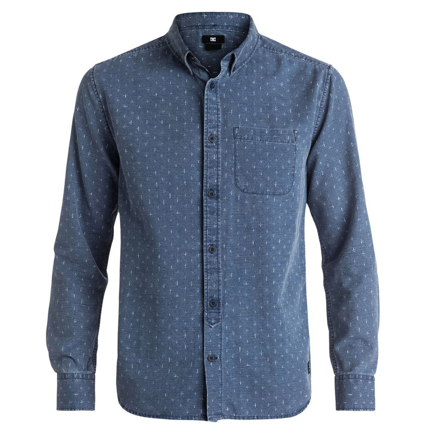 DC Long Sleeve Shirt Sidnaw Blue Artisanal Print