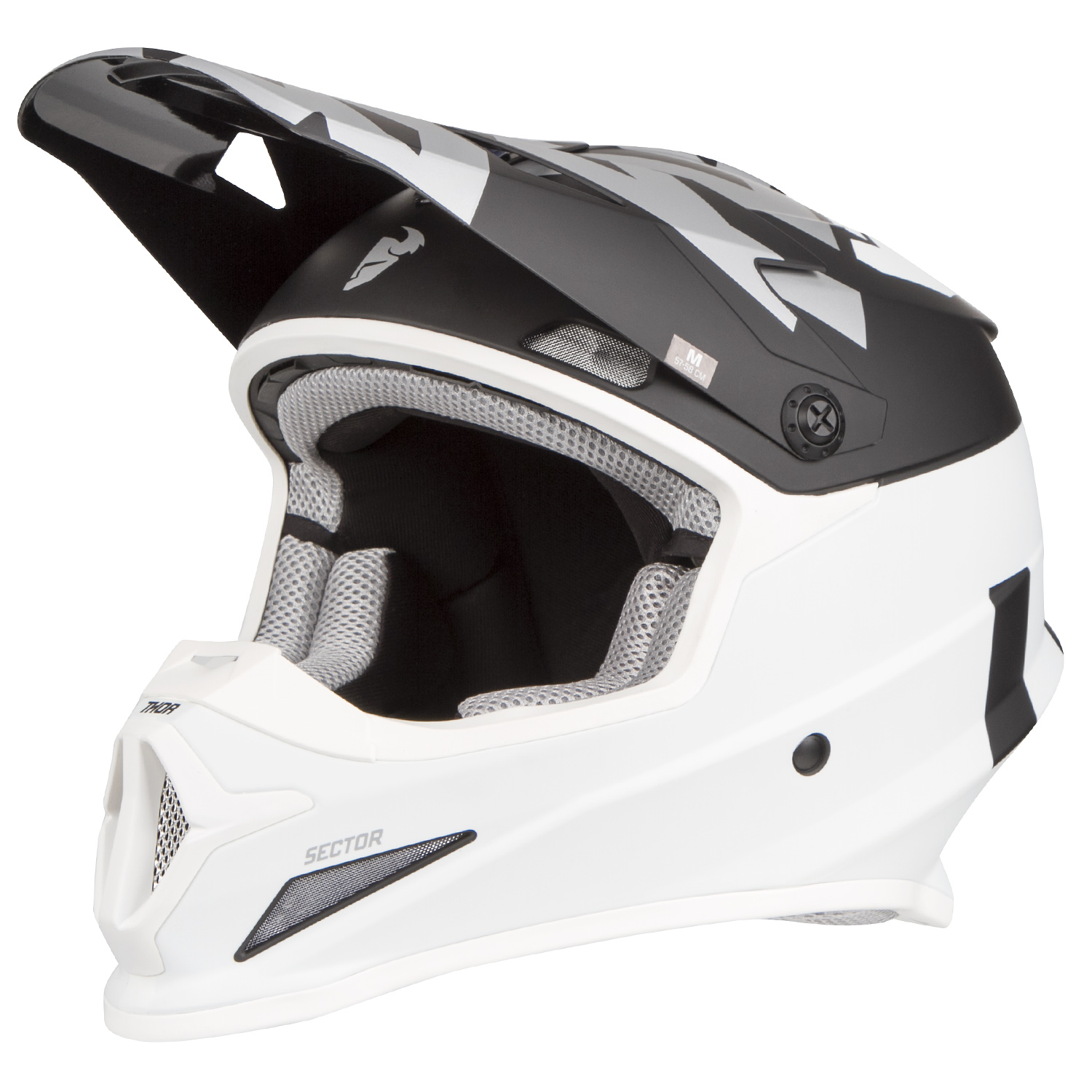 Thor Helmet Sector Level - Black/White