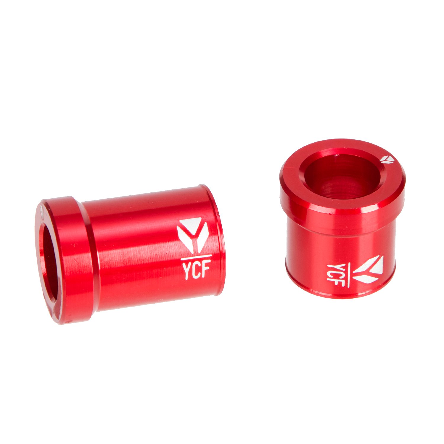 YCF Kit Distanziali Ruota  Rosso, Alluminio, Ruota Anteriore