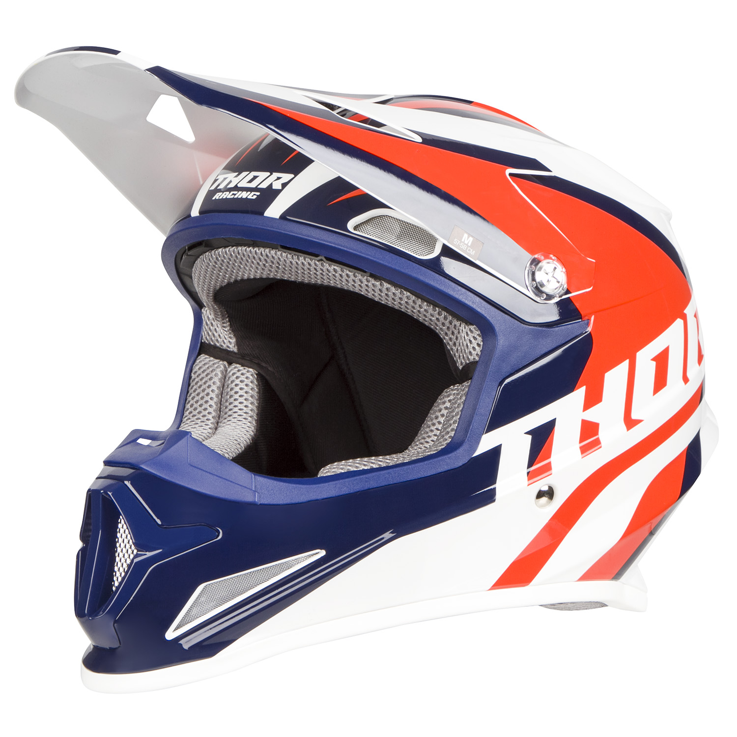 Thor Helmet Sector Ricochet - Navy/Orange