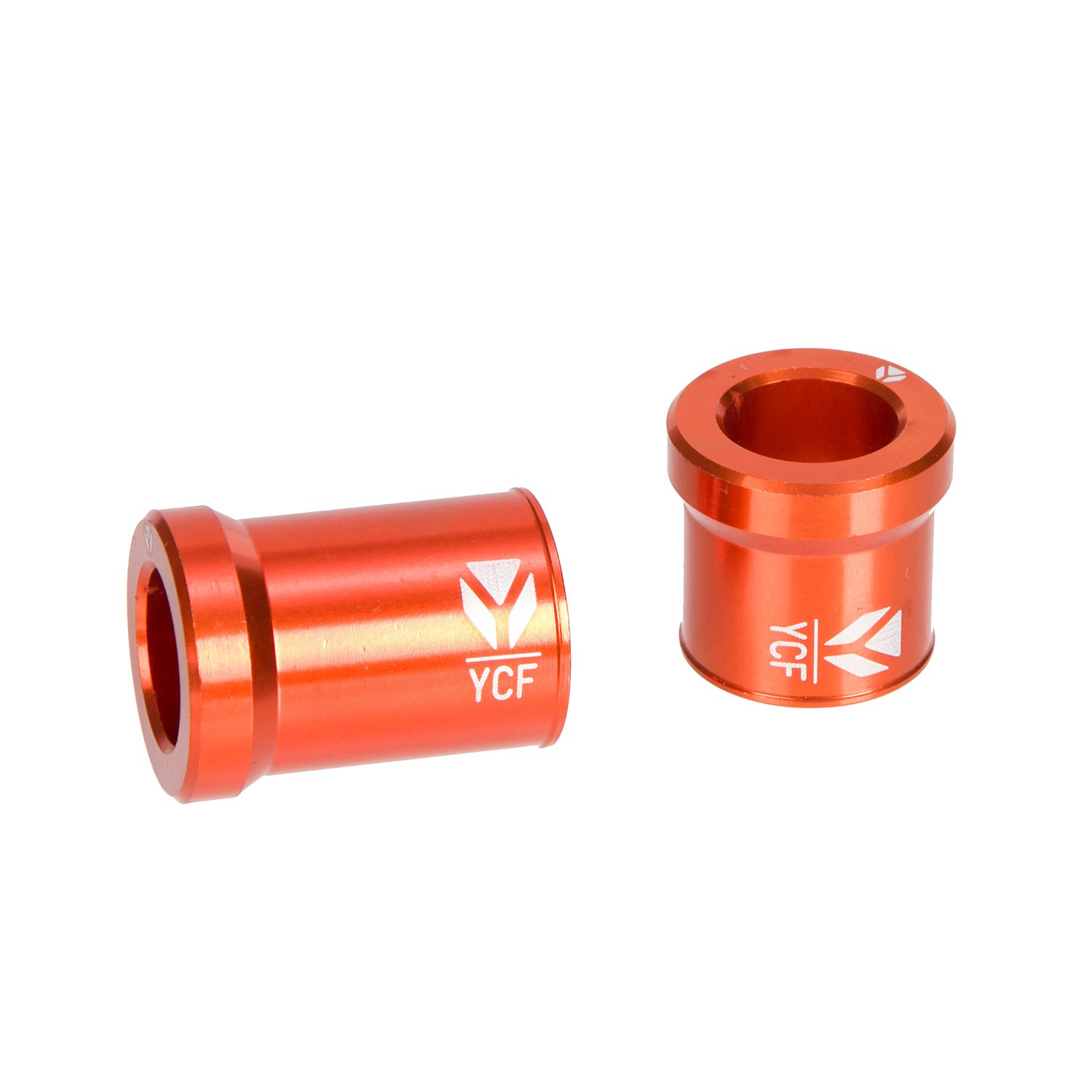 YCF Kit Entretoises de Roue  Orange, Aluminium, Ruoe Avant
