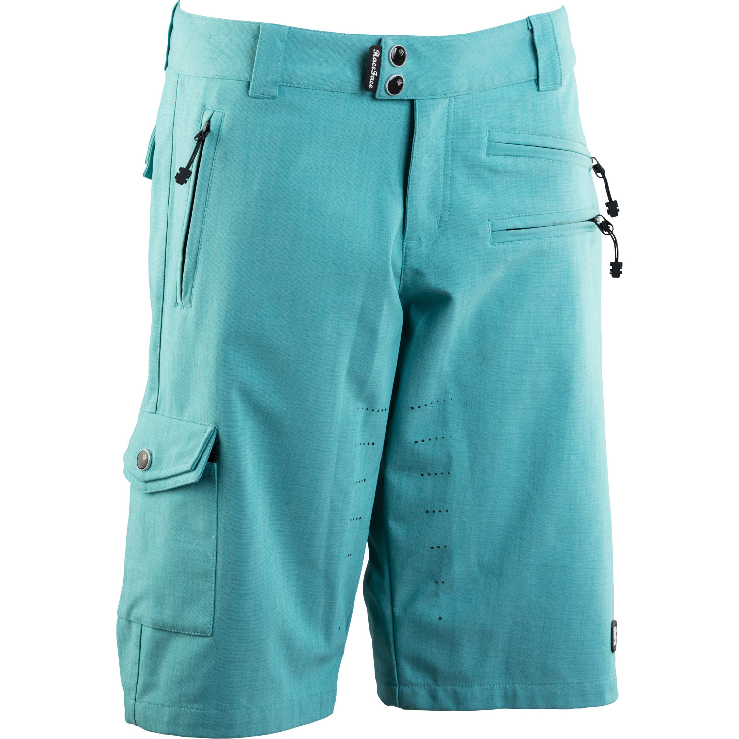 Race Face Girls Downhill Shorts Khyber Turquoise