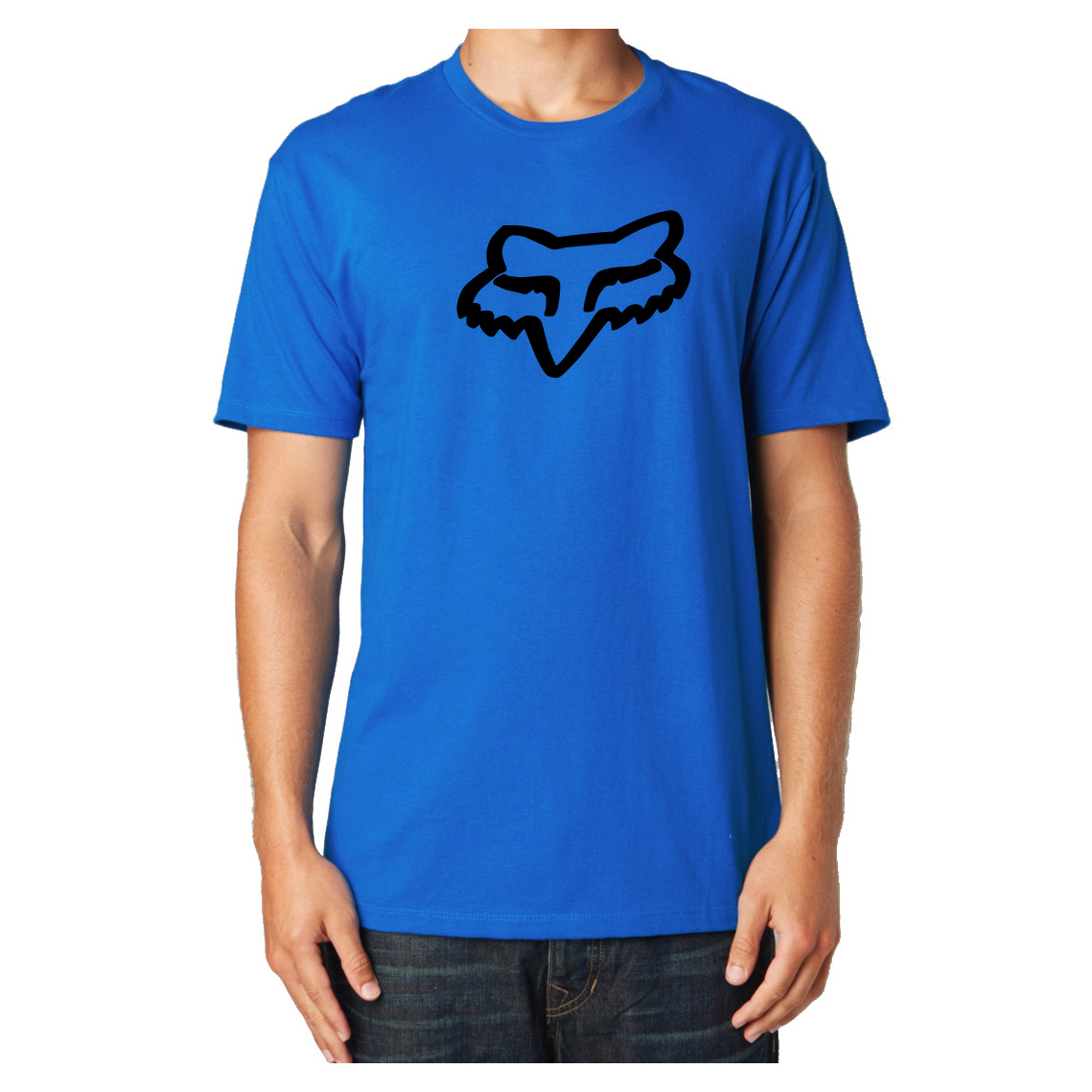 Fox T-Shirt Legacy Fox Head Blue/Black
