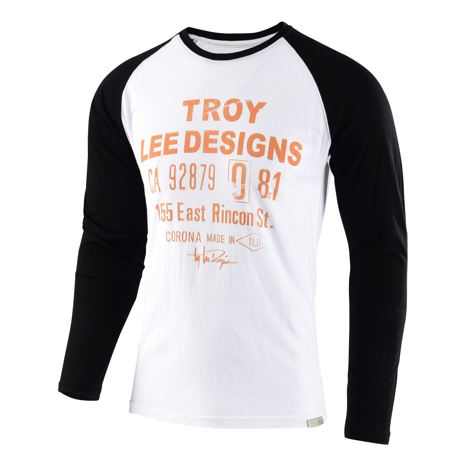 Troy Lee Designs Langarmshirt Cargo Weiß/Schwarz