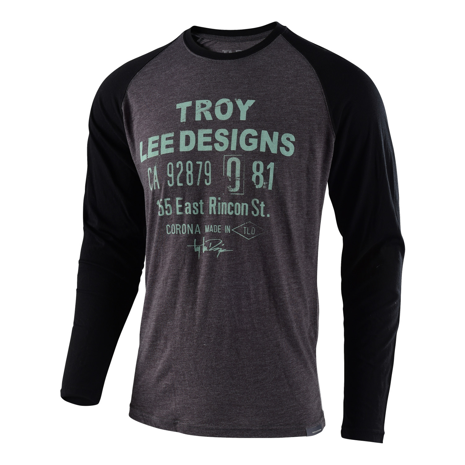 Troy Lee Designs T-Shirt Manches Longues Cargo Charcoal/Black