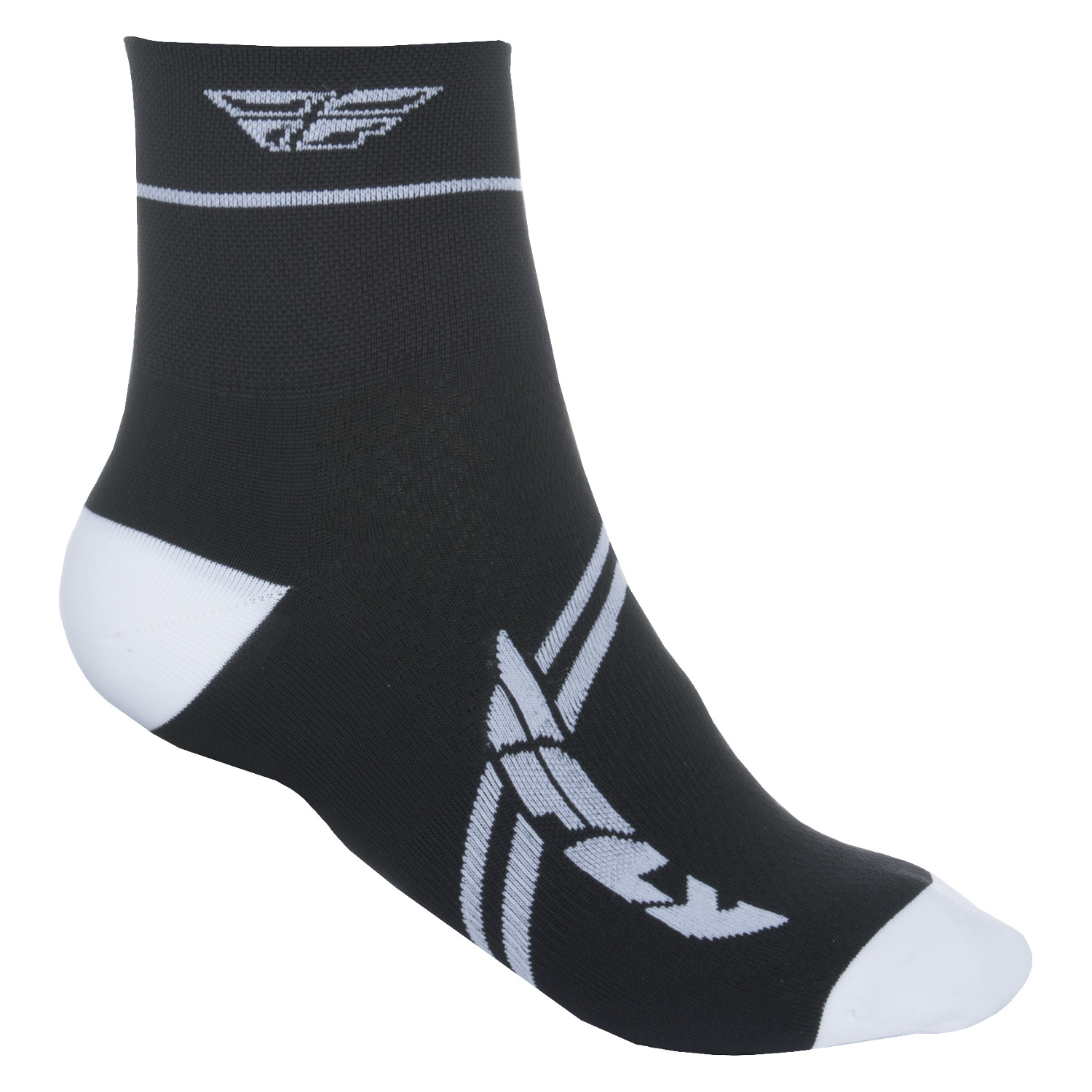 Fly Racing Socks Action White/Black