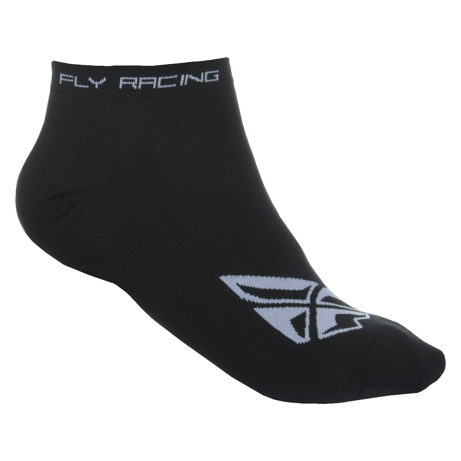 Fly Racing Socks No Show Black
