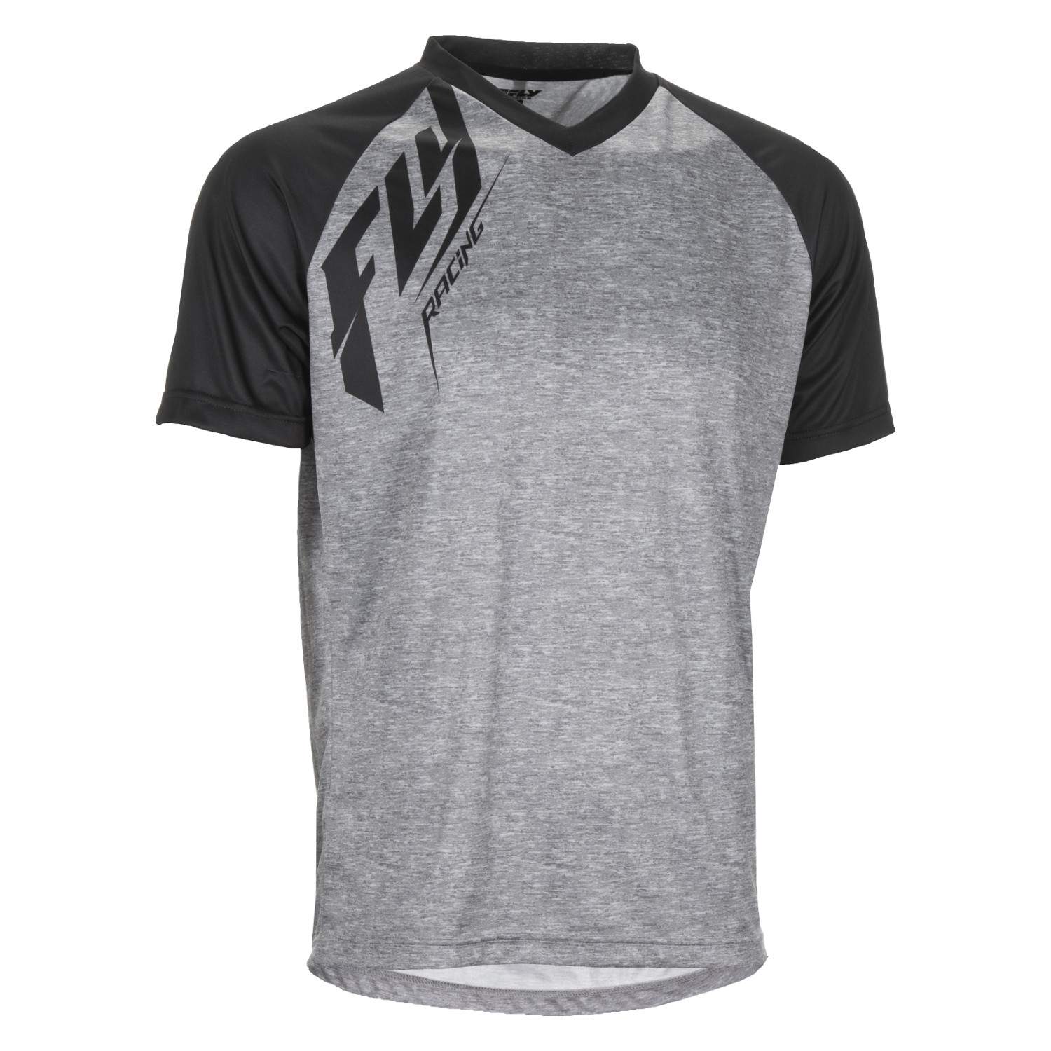 Fly Racing All Mountain Jersey Short Sleeve Action Heather/Black