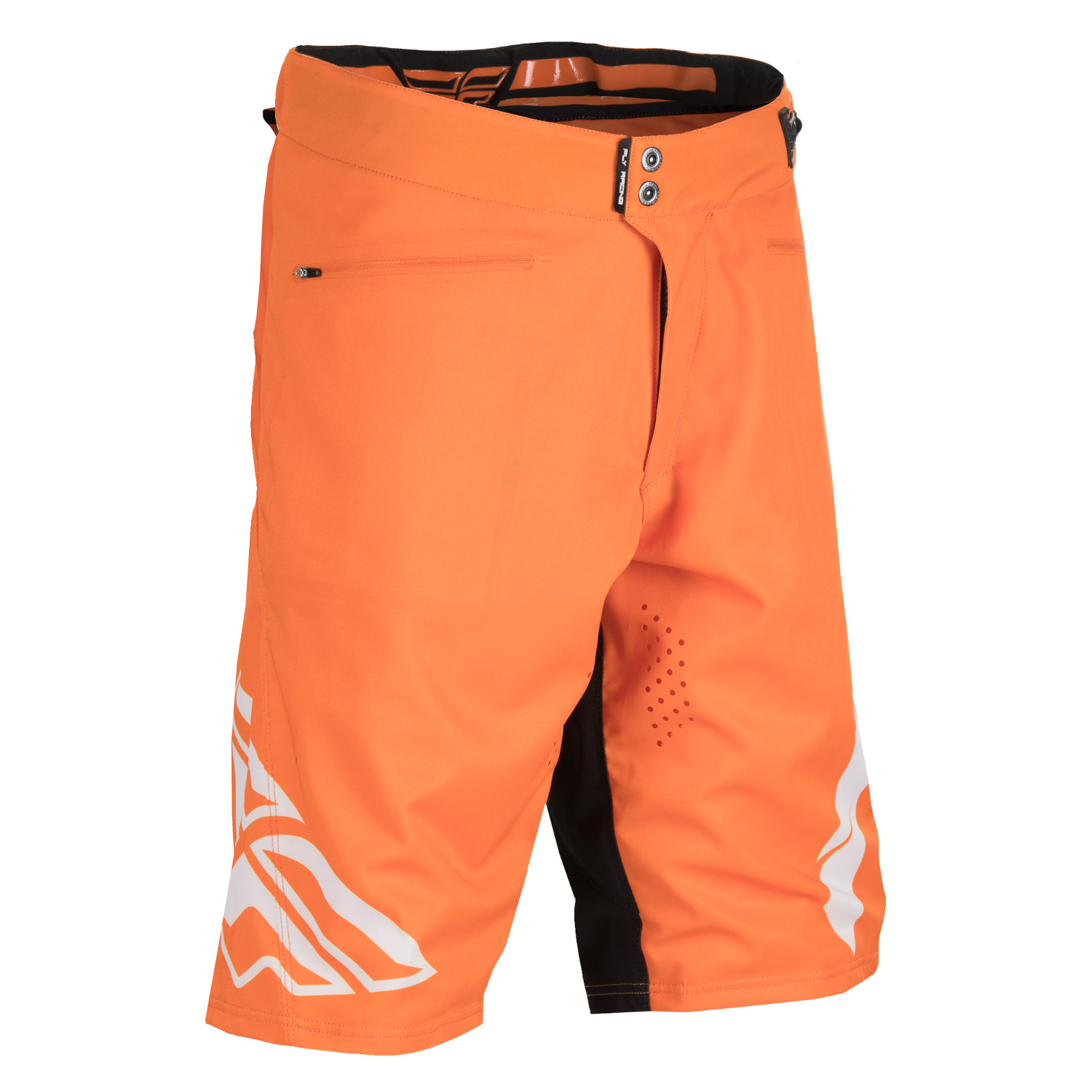 Fly Racing Downhill Shorts Radium Orange/White