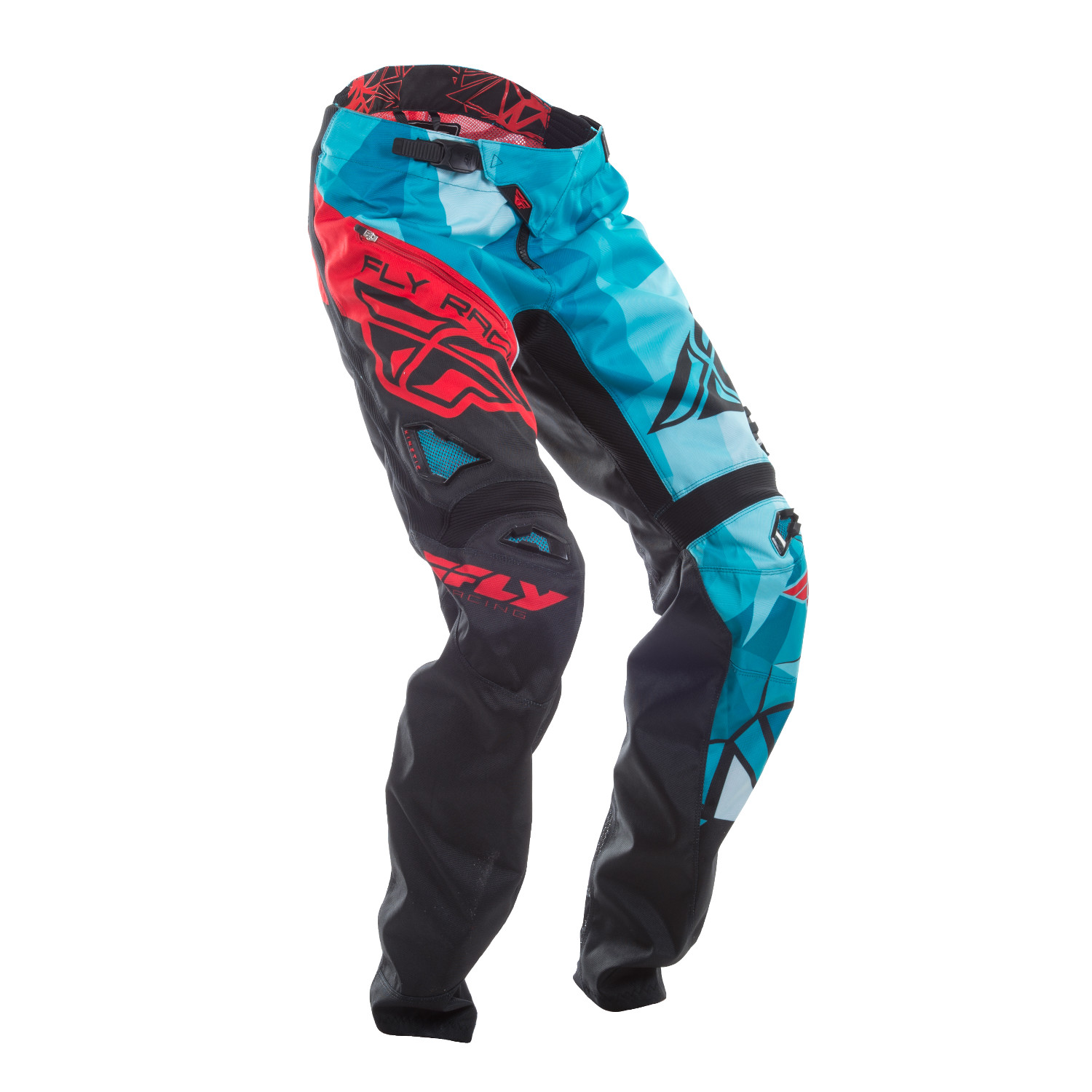 Fly Racing Downhill-Hose Kinetic Crux Schwarz/Teal