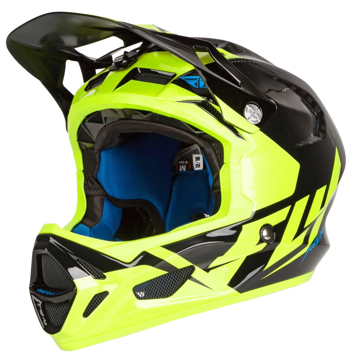 Fly Racing Downhill MTB Helmet Werx Ultra Black/Hi-Vis