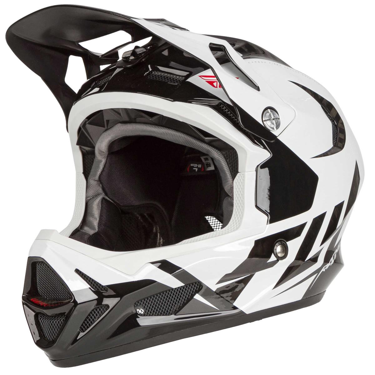 Fly Racing Downhill MTB Helmet Werx Ultra Weiß/Schwarz/Rot