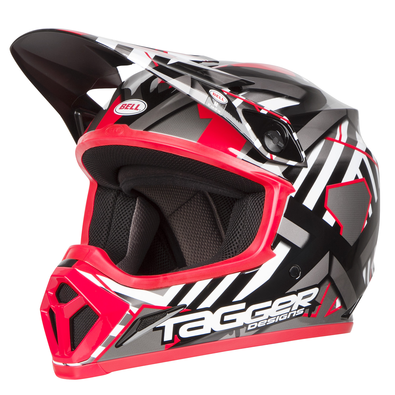Bell Casque MX Moto-9 Mips Double Trouble Black/Red