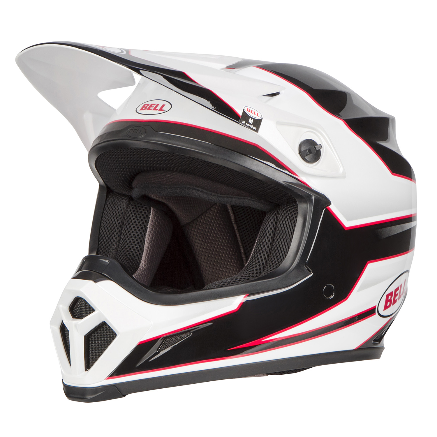 Bell Helmet Moto-9 Mips Stryker - Black/White
