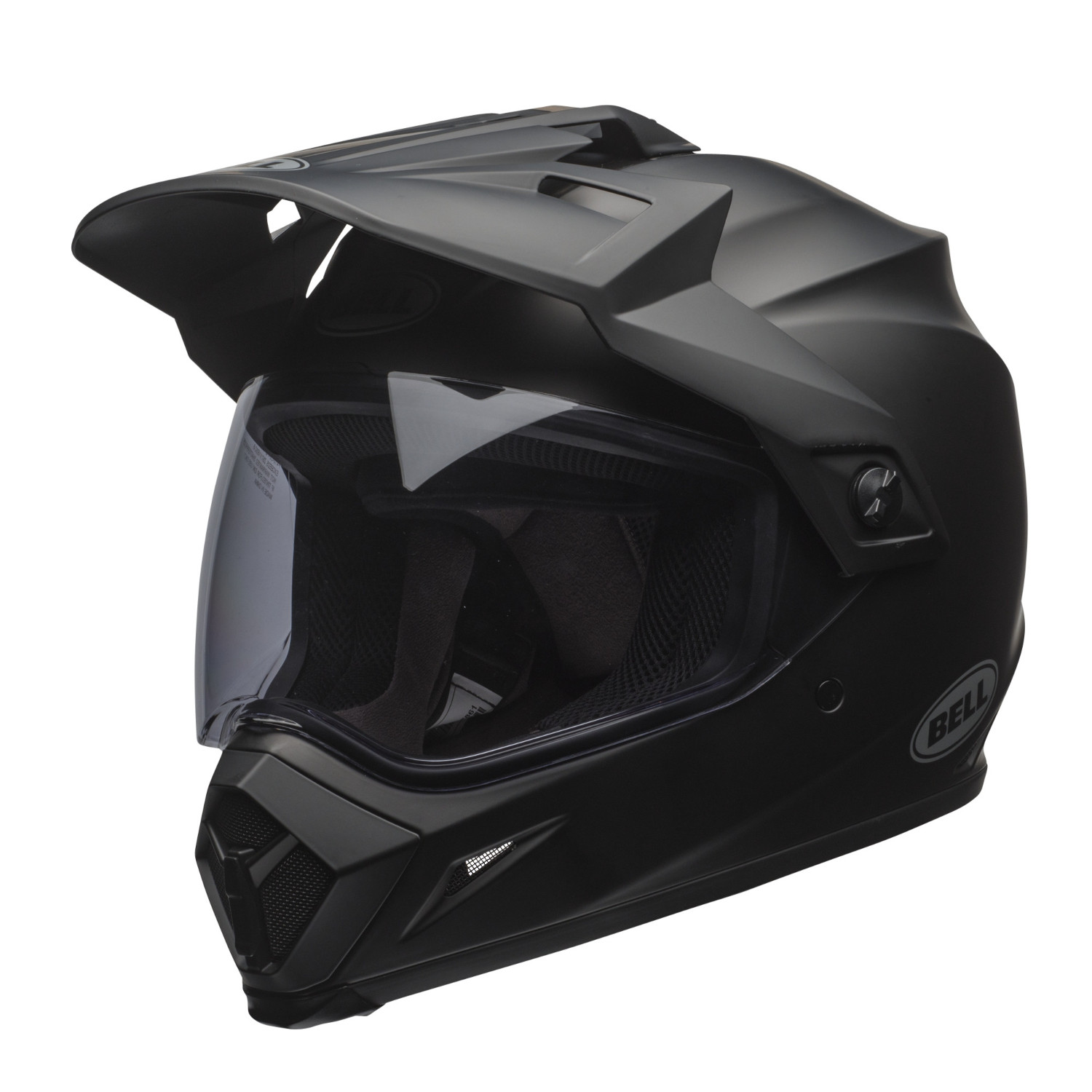 Bell Helm Moto-9 Adventure Mips Solid - Matt Schwarz